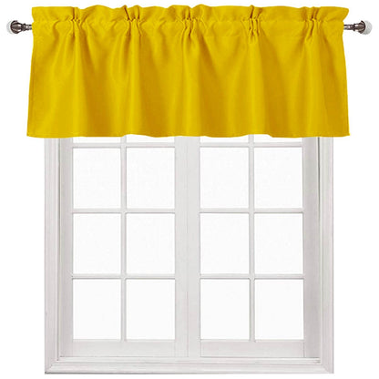 DWCN Blackout Valance Curtains for Kitchen, 1 Panel - Loft&Timber
