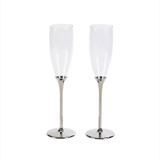 Boston Champagne Toasting Flutes Set - Loft&Timber