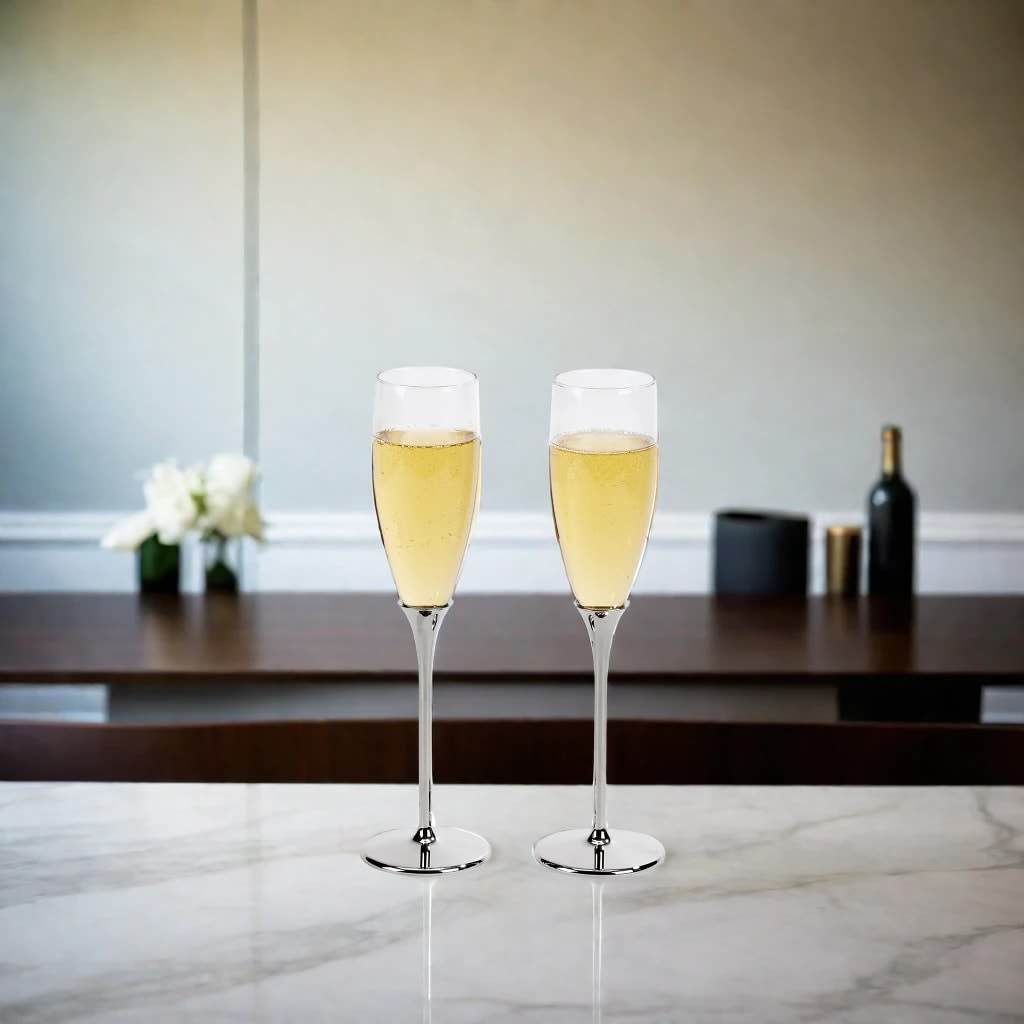 Boston Champagne Toasting Flutes Set - Loft&Timber