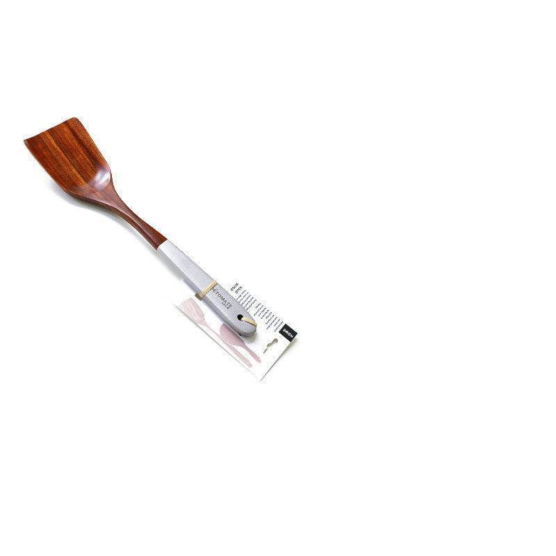 Teak Lacquer Kitchen Utensils | Japanese-Style Soup Spoon & Vegetable Shovel - Loft&Timber