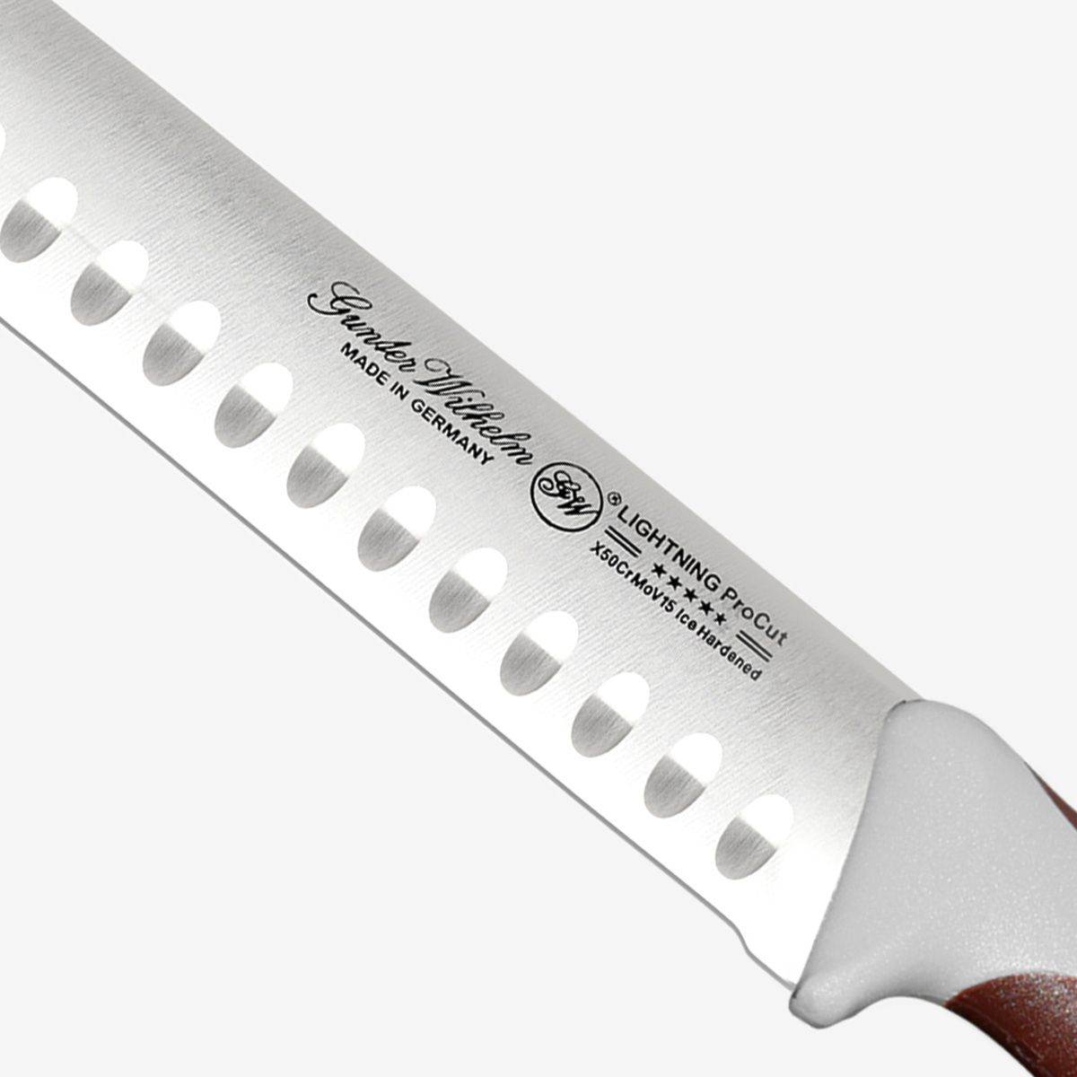 Gunter Wilhelm Lightning Carving Knife, 10 Inch | Brown and Grey ABS Handle SKU: 10-121-0210 - Loft&Timber