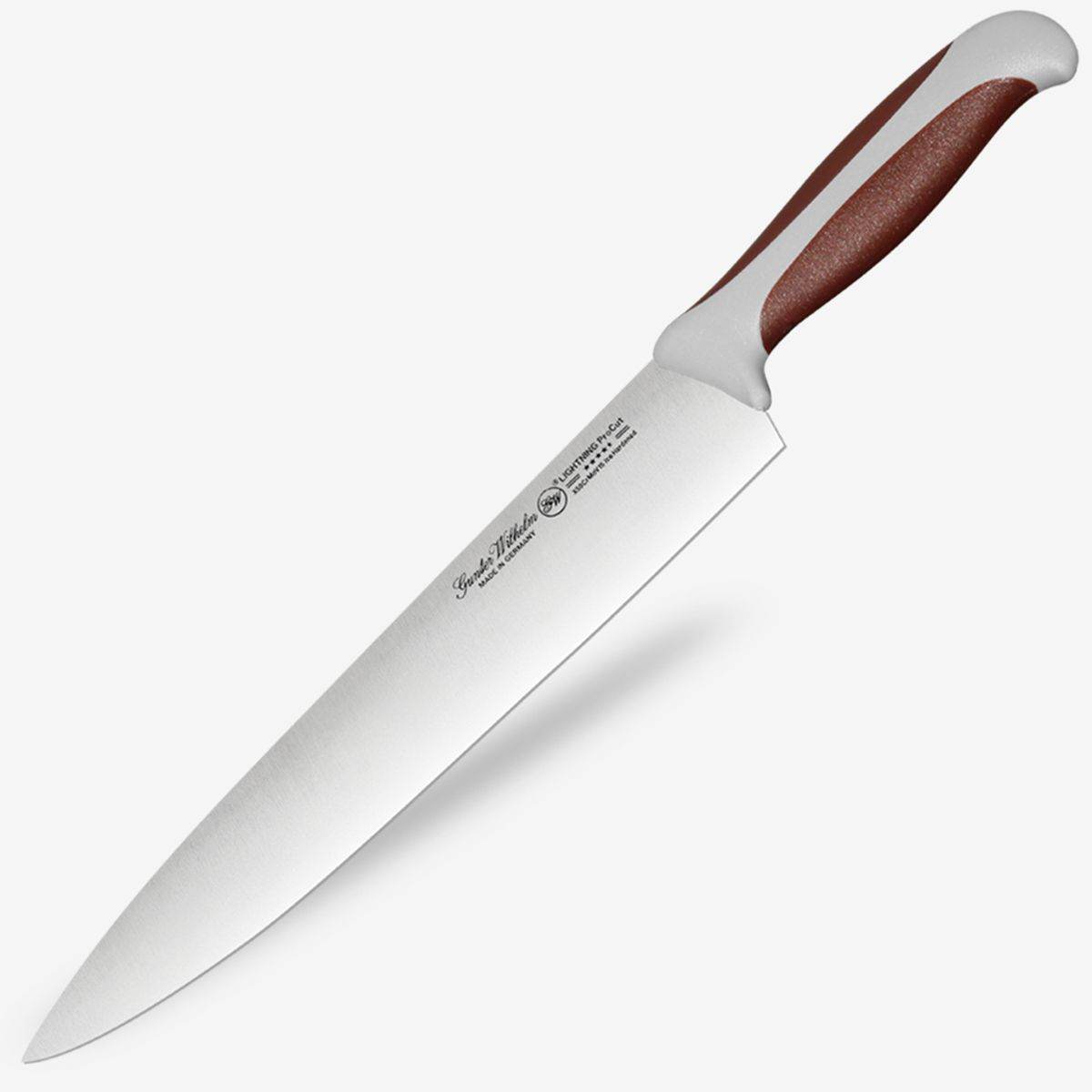 Gunter Wilhelm Lightning Chef Knife, 10 Inch | Brown and Grey ABS Handle SKU: 10-105-0110 - Loft&Timber