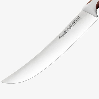 Gunter Wilhelm Lightning Cimeter/Butcher Knife, 10 Inch | Brown and Grey ABS Handle SKU: 10-130-0710 - Loft&Timber