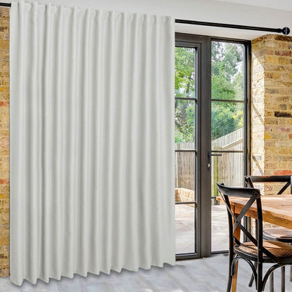 DWCN 1 Panel Wide Width Blackout Curtain, Room Divider Curtains - Loft&Timber