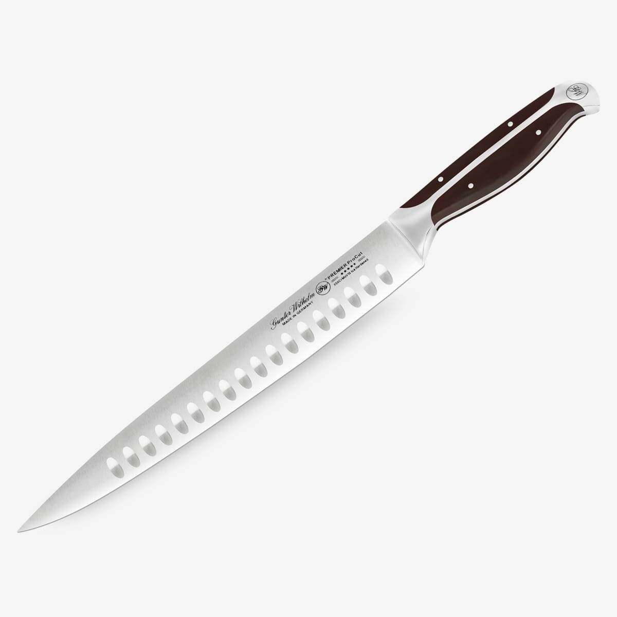 Gunter Wilhelm Premier Carving Knife, 10 Inch | Dark Brown ABS Handle SKU: 30-321-0210 - Loft&Timber