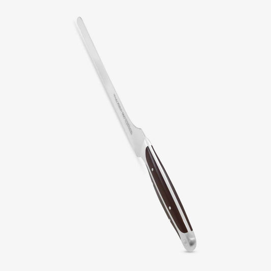Gunter Wilhelm Premier Offset Bread Knife, 10 Inch | Dark Brown ABS Handle SKU: 30-318-1510 - Loft&Timber
