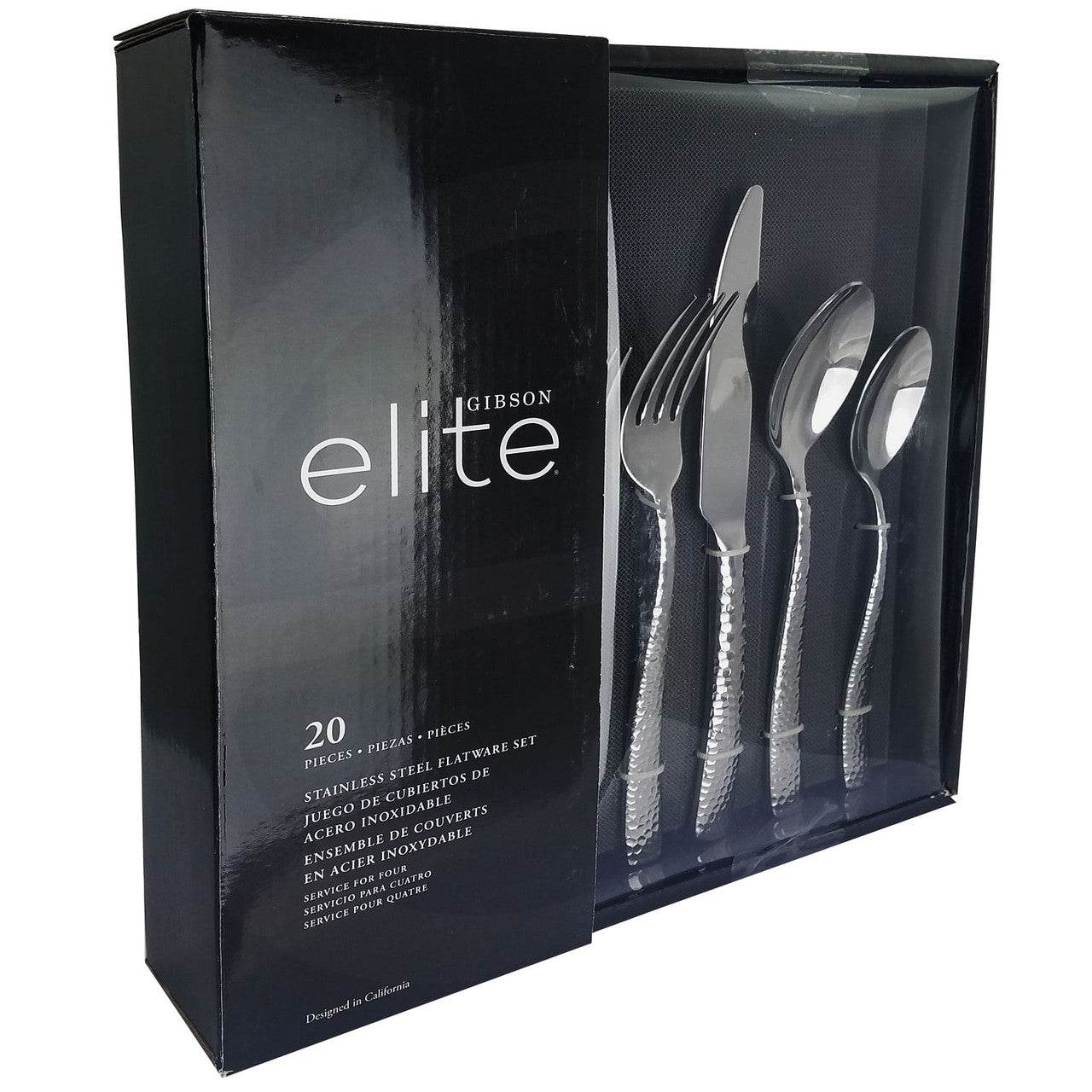 Gibson Elite Ambassador 20 Piece Stainless Steel Flatware Set - Loft&Timber