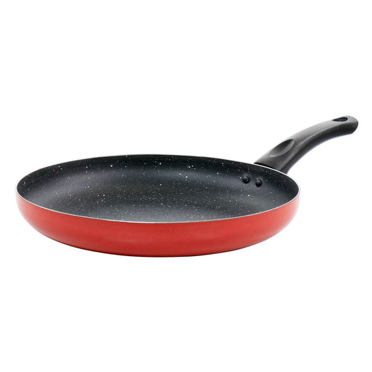 Oster Luneta 11.5 Inch Aluminum Nonstick Frying Pan in Red - Loft&Timber