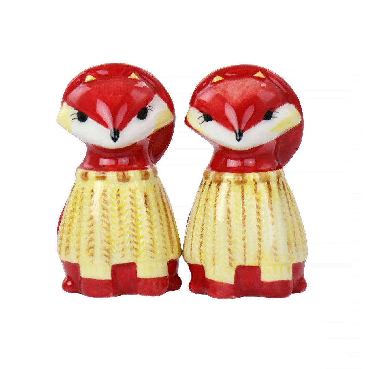 Gibson Home Woodland Fox Salt & Pepper Set - Loft&Timber