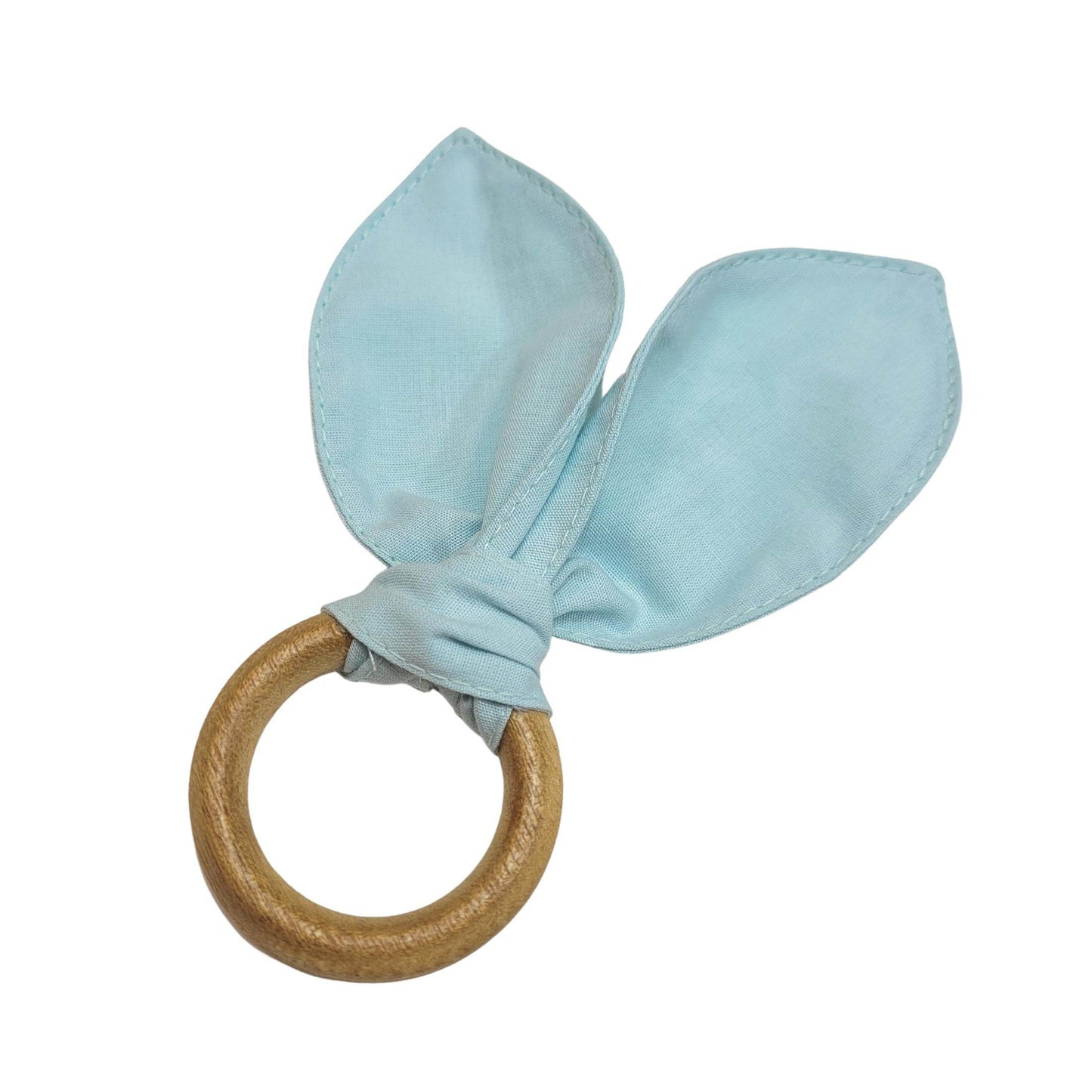 Maison Charlo | Easter Set of 4 Blue Turquoise Bunny Ears Napkin Rings | Dining Table Decor - Loft&Timber
