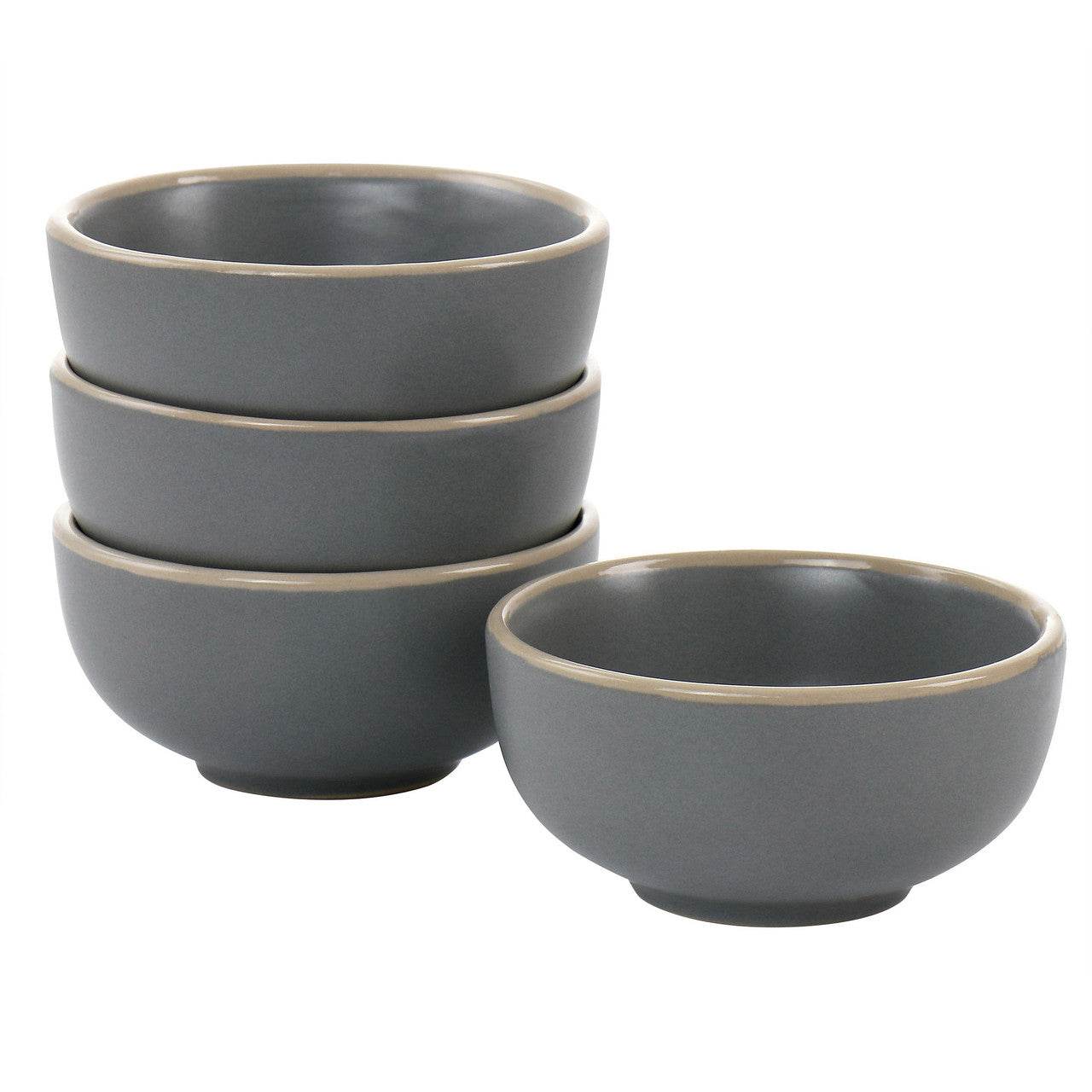 Gibson Home Rockaway 4 Piece 3.5in Fruit Bowl Set - Loft&Timber