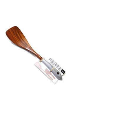 Teak Lacquer Kitchen Utensils | Japanese-Style Soup Spoon & Vegetable Shovel - Loft&Timber