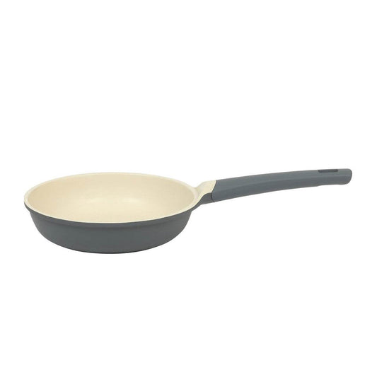 Oster Rooney 10 Inch Ceramic Nonstick Cast Aluminum Frying Pan in Grey - Loft&Timber