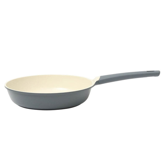 Oster Rooney 12 Inch Ceramic Nonstick Cast Aluminum Frying Pan in Grey - Loft&Timber