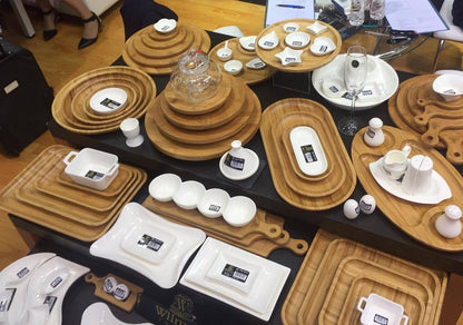 Bamboo Round Plate 5" inch | For Appetizers - Loft&Timber