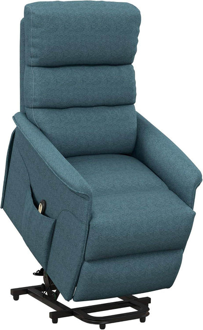 Power Lift Recliner Chair in Blue - Loft&Timber