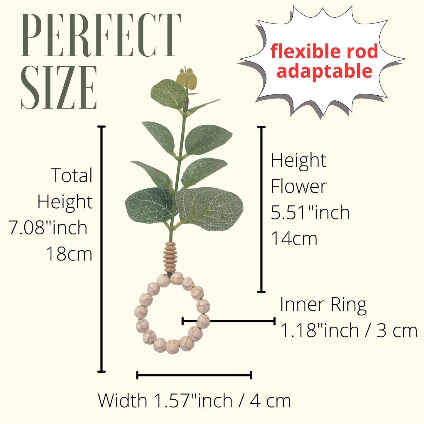 Charlo's Set of 6 Green Leaf Eucalyptus Napkin Rings, Rustic Napkin Ring, Minimalist Tabledecor - Loft&Timber