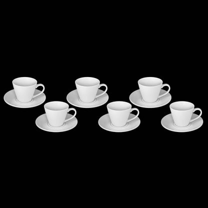 White 6 Oz | 180 Ml Tea Cup & Saucer - Loft&Timber