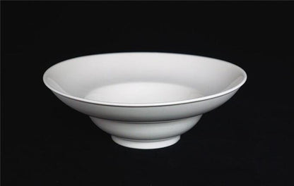 White Deep Salad or Soup Plate 12" inch | 30 Fl Oz | - Loft&Timber