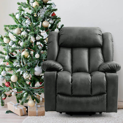 Electric Recliner Chair for Seniors, Grey - Loft&Timber