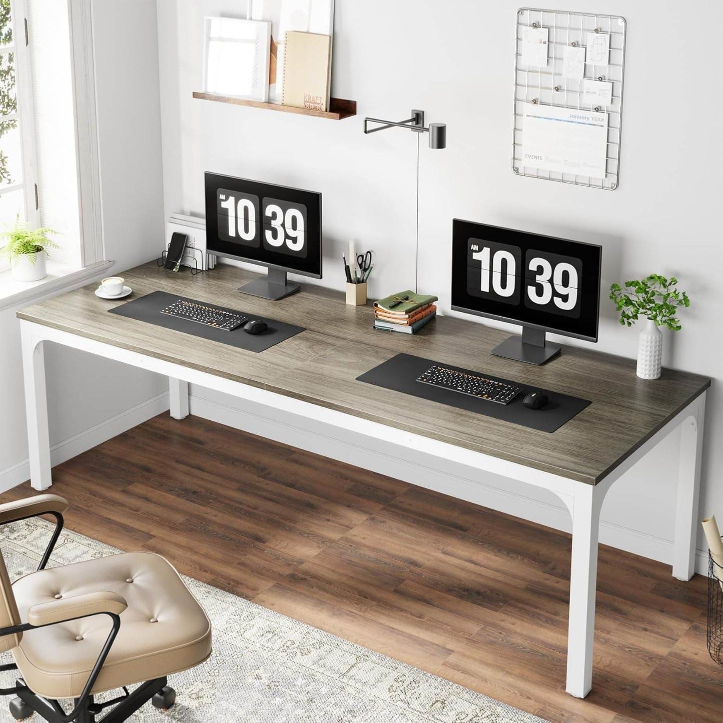 78.7 Inches Extra Long Computer Desk - Loft&Timber