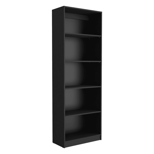 Elegant 4-Tier Bookcase With Additional Storage Shelf - Loft&Timber
