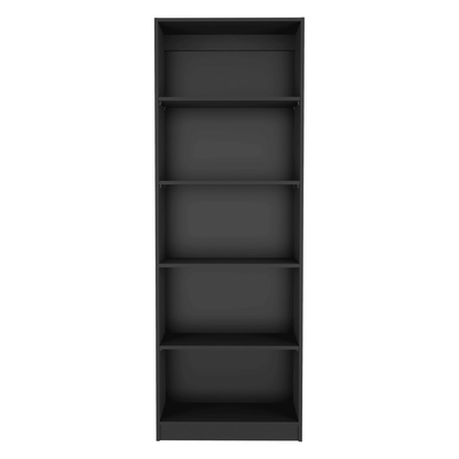 Elegant 4-Tier Bookcase With Additional Storage Shelf-4