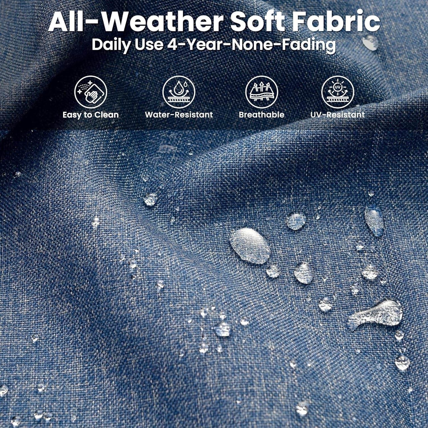 Seven Piece Outdoor Patio Furniture Set with Fire Pit - Loft&Timber