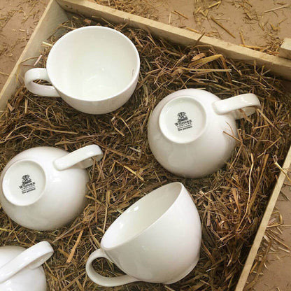 White 3 Oz | 100 Ml Coffee Cup & Saucer - Loft&Timber