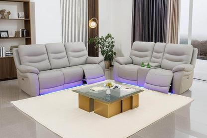 LED Power Recliner Sofa for Living Room Furniture Set - Loft&Timber