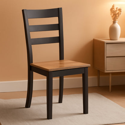 Gesthaven Solid Wood Dining Chair Set of 2 Natural Brown-0