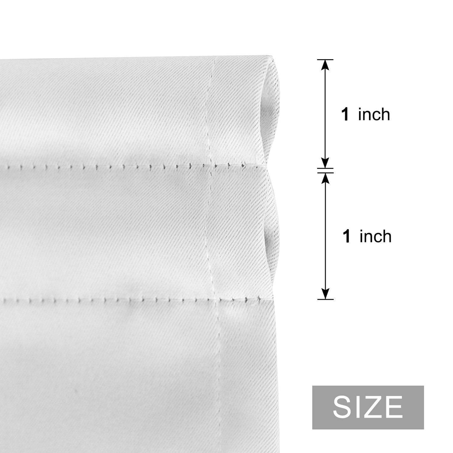 DWCN French Blackout Door Curtains, 1 Curtain Panel with Tieback - Loft&Timber