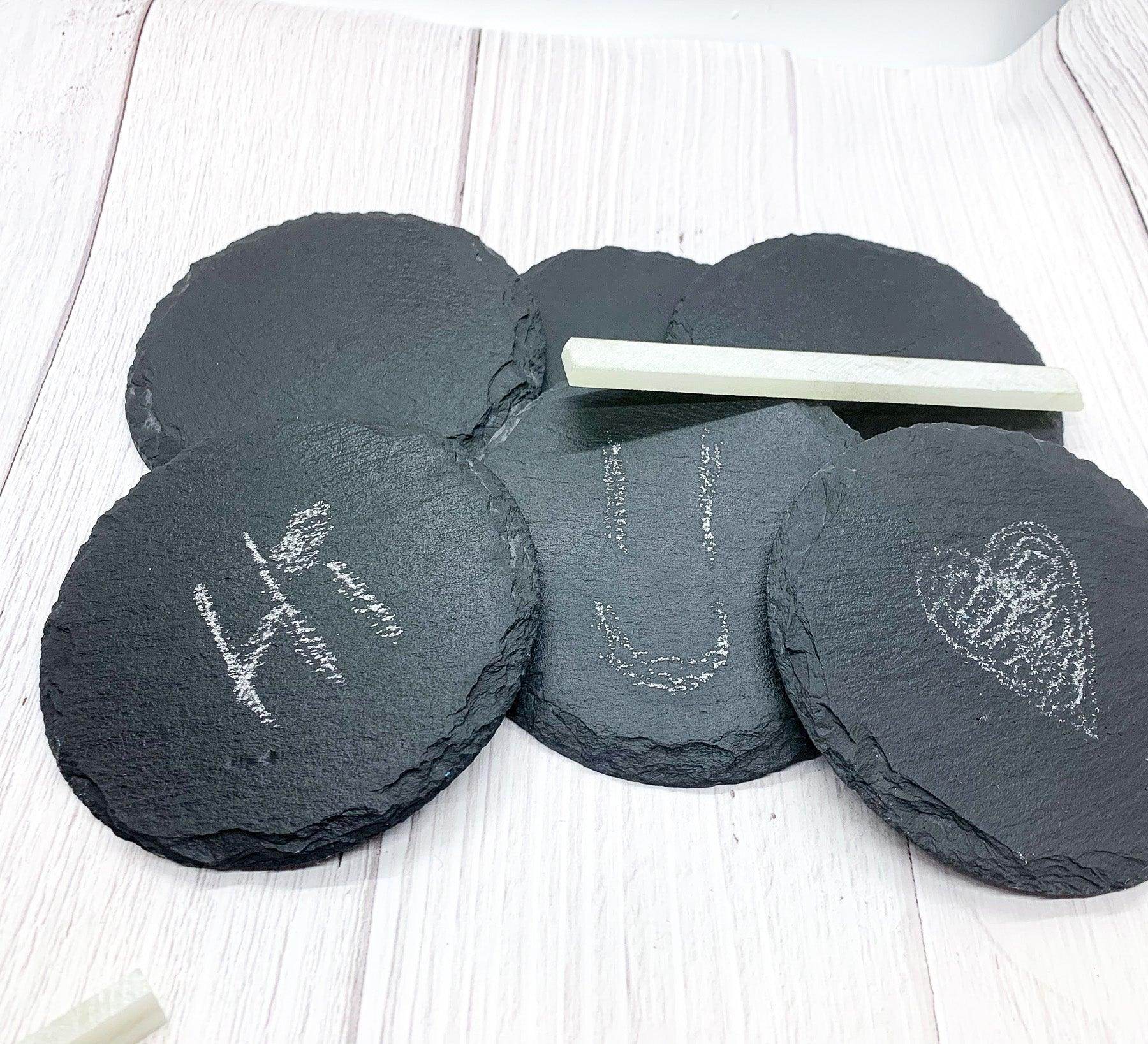 Slate Rounds / Coasters - Loft&Timber