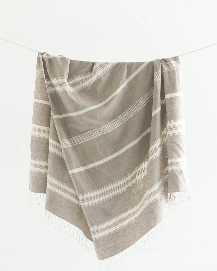 Aden Cotton Throw Blanket - Loft&Timber