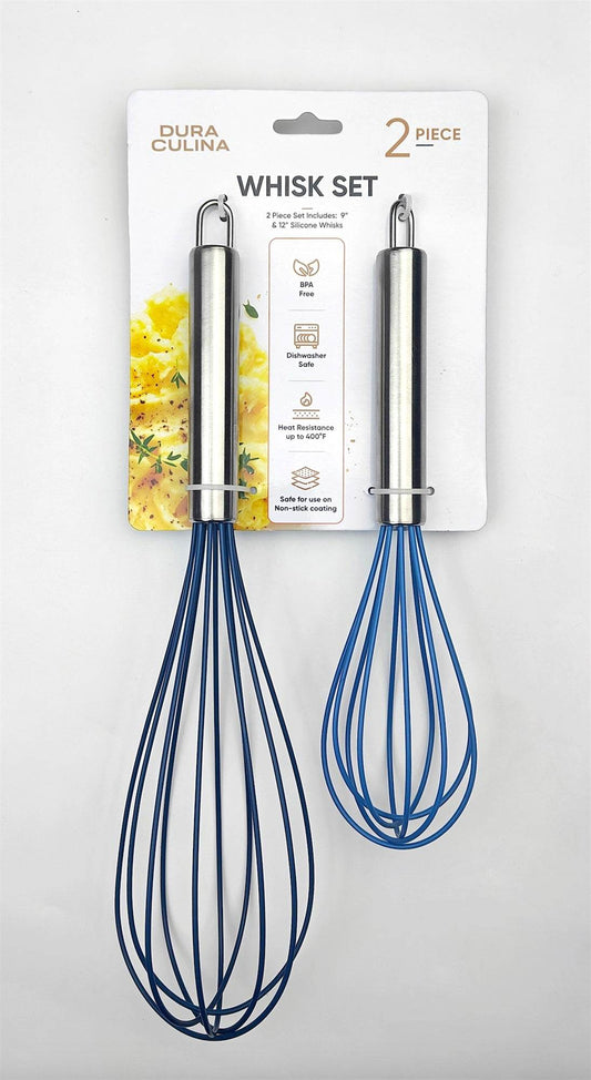 2-Piece Whisk Set – Versatile and Stylish in Blue - Loft&Timber