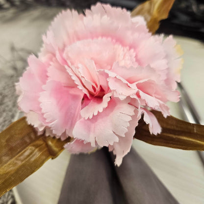 Maison Charlô | Set of 4 Rose Carnation Flower Napkin Rings for events, wedding, party, birthday - Loft&Timber