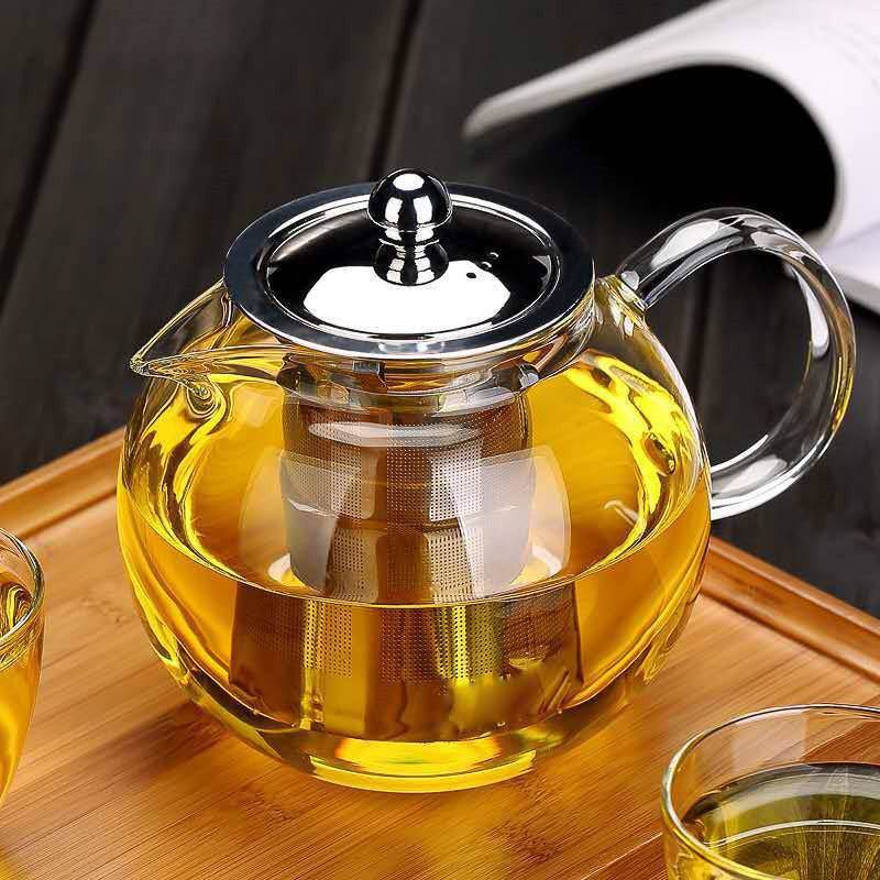 Teapot Heat Resistant Thickened Flower Glass Teapot - Loft&Timber