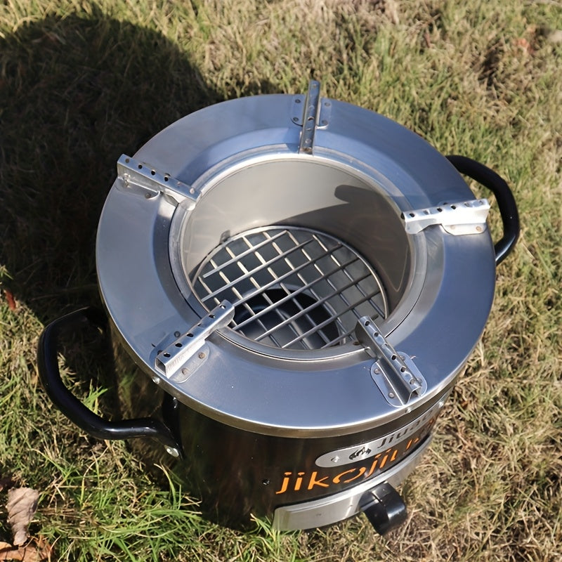 Charcoal Fire Pit Stainless Steel Stove Outdoor-3