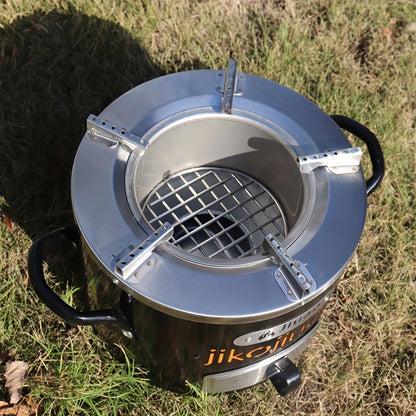 Charcoal Fire Pit Stainless Steel Stove Outdoor-3