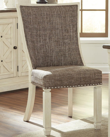 Bolanburg Modern Farmhouse Upholstered Dining Chairs Brown-1
