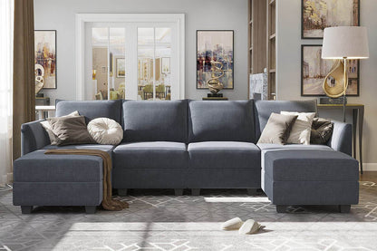 Modular Sectional Sofa with Storage Chaise - Loft&Timber