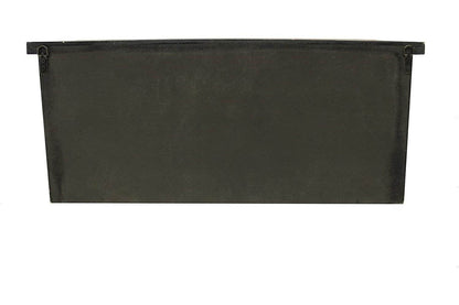 Brown Rustic Wooden Wall Shelf With 3 Drawers And Hooks - Loft&Timber