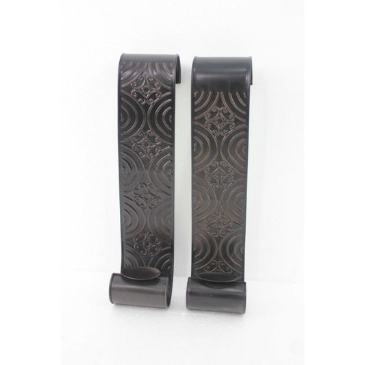 5" X 5" X 23.25" Brown, Vintage, Metal - Wall Candle Holder Sconce Set - Loft&Timber