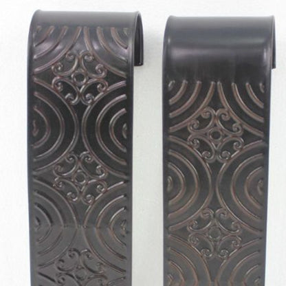 5" X 5" X 23.25" Brown, Vintage, Metal - Wall Candle Holder Sconce Set - Loft&Timber