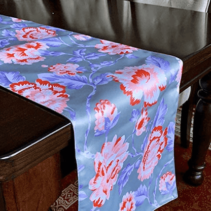 Elegant Handmade Printed Table Runner 13X71 Inches - Loft&Timber