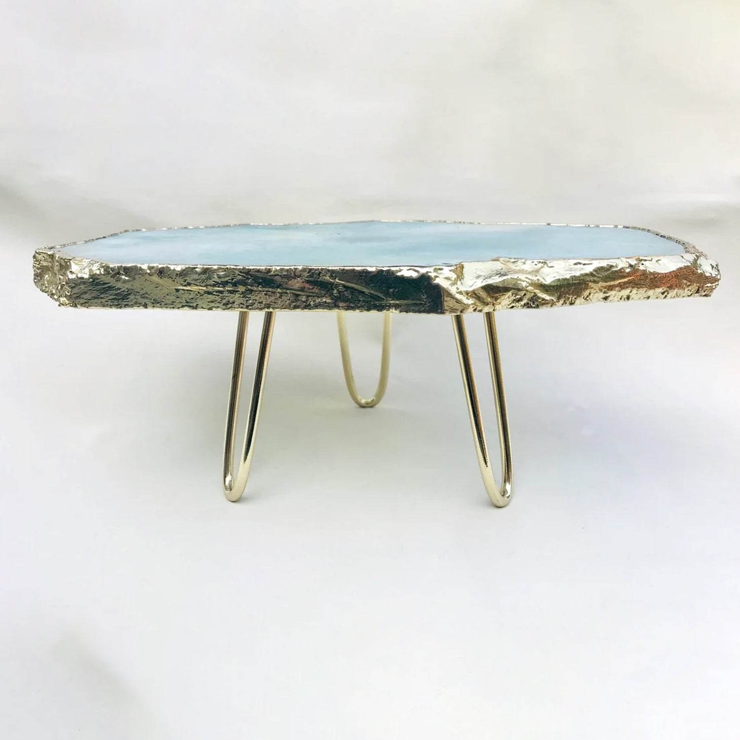 Blue Agate Cake Stand/Centrepiece/Display Stand/Tray - Loft&Timber
