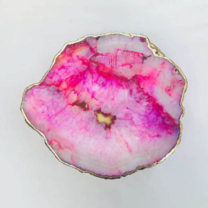 Pink Agate Cake Stand/Centrepiece/Display Stand/Tray - Loft&Timber