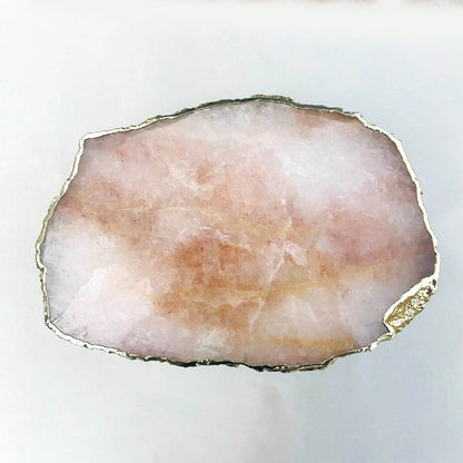 Rose Quartz Agate Cake Stand/Centrepiece/Display Stand/Tray - Loft&Timber