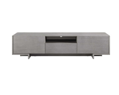 73" Gray Open Shelving TV Stand - Loft&Timber