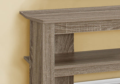 42" Brown Open Shelving TV Stand-7